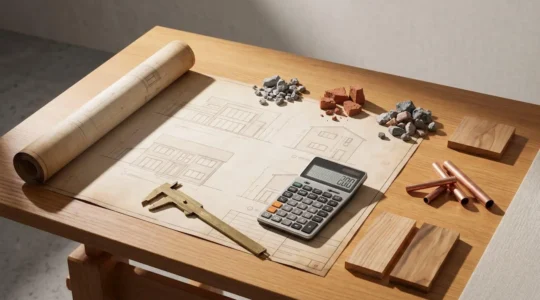 A dramatic composition showing the economic tension between market value and rebuild costs in modern property insurance